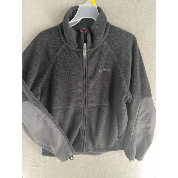 Marmot Jacket Sweater Mens XL Fleece Outdoor Full Zip Mock Neck Hiking Softshell - Picture 4 of 12